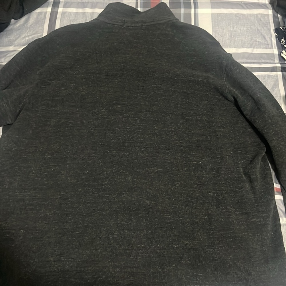 Ralph Lauren Dark Gray Quarter Zip Sweater! - Picture 5 of 5